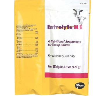 Pfizer Animal Health Entrolyte H.E. Packets (178 gm / 6.3 oz)