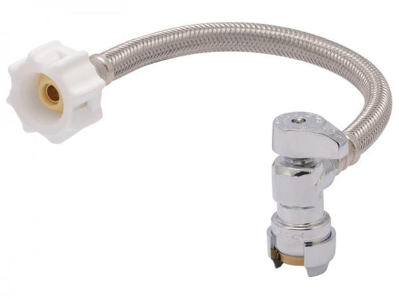 Sharkbite  Click Seal® Push-To-Connect Toilet Connector 1/2 in. Angle Stop x 7/8 in.