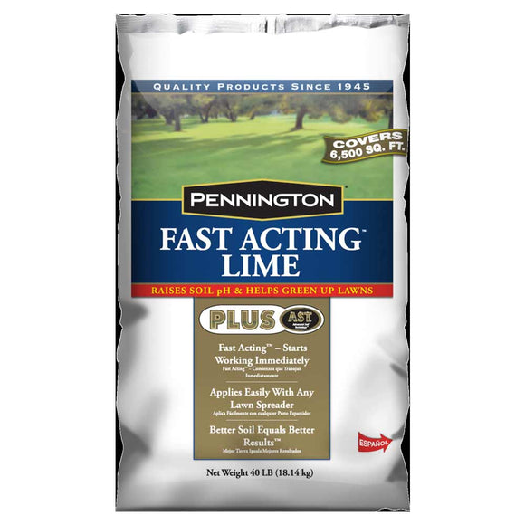 Pennington Fast Acting Lime Plus Soil Conditioner Mineral Supplement, 30 lbs
