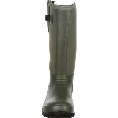 Georgia Boot Waterproof Rubber Boot (Green, 14 Men)