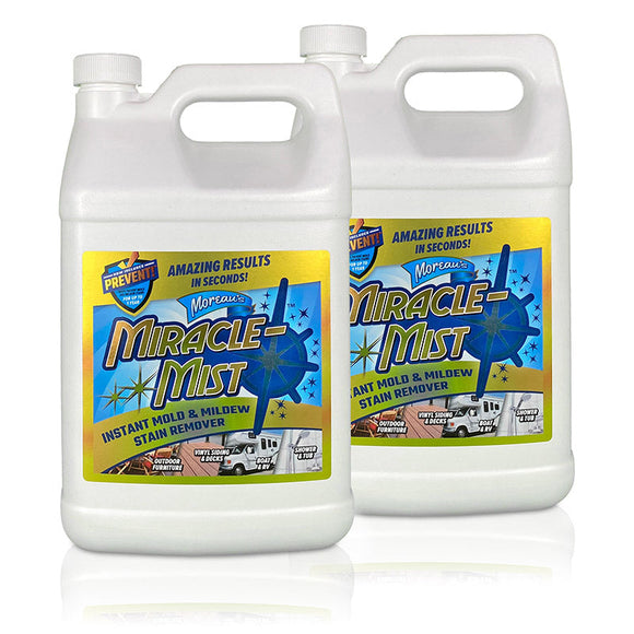 MiracleMist Instant Mold & Mildew Stain Remover - 1 Gal. 2 Pack Special