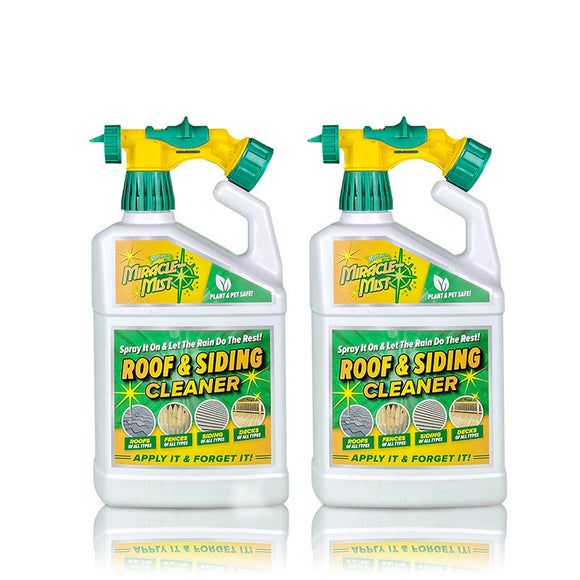 MiracleMist Roof & Siding Cleaner - 2 Pack Special