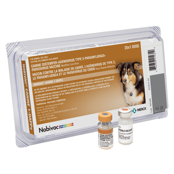 Merck Nobivac 5-way Vaccine Canine 1-DAPPv (CS/25 PK)