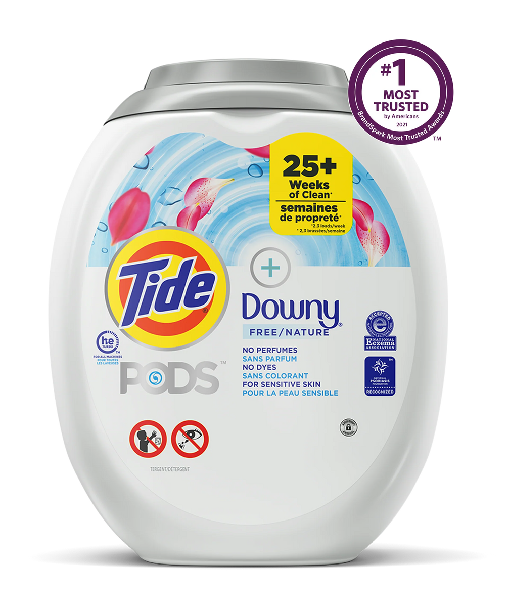 Tide PODS® Plus Downy Free Laundry Detergent Pacs 15 Count