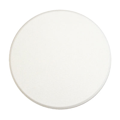 Prime-Line Wall Protector, White Vinyl, Rigid 5 inch Round, Self-Adhesive