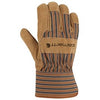 Safety Work Gloves, Brown Suede, Large