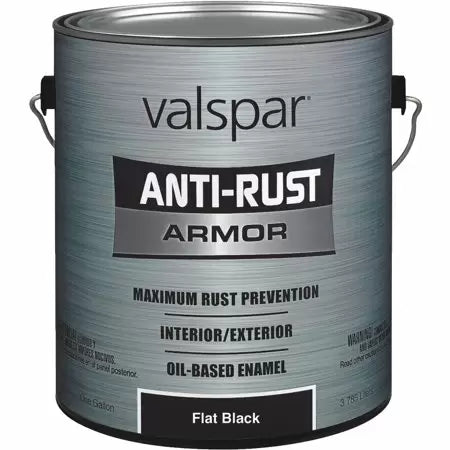 Valspar® 4000™ Alkyd Enamel  1 Gallon Flat Black (1 Gallon, Flat Black)