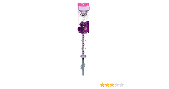 Headwind Consumer Products Decorative EZ Read Rain Gauge 15 inch Purple