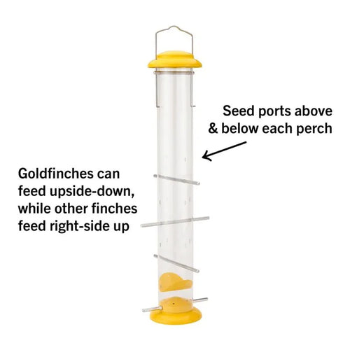 More Birds® Topsy Tails Tube Finch Feeder (1.5 Lb)