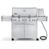 Summit S-670 6-Burner Natural Gas Grill + Side-Burner & Rotisserie, 60,000 BTU