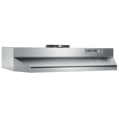 Broan® 30-Inch Under-Cabinet Range Hood, Stainless Steel (30 Inch, Stainless Steel)