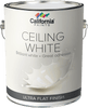 California Products Latex Ceiling White 1 Gallon (1 Gallon, White)