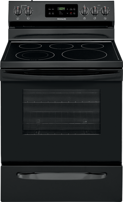 Frigidaire 5.3 Cu. Ft. Freestanding Black Electric Range (5.3 Cu. Ft., Black)