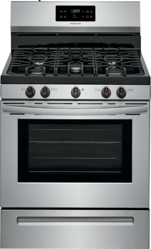 Frigidaire Frigidaire 30 in. 5 Burner Freestanding Gas Range in Stainless Steel