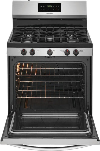 Frigidaire Frigidaire 30 in. 5 Burner Freestanding Gas Range in Stainless Steel