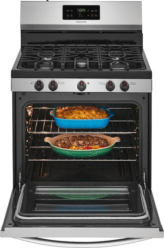 Frigidaire Frigidaire 30 in. 5 Burner Freestanding Gas Range in Stainless Steel