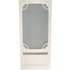 Snavely Kimberly Bay Dakota 32 In. W x 80 In. H x 1 In. Thick White Vinyl Screen Door