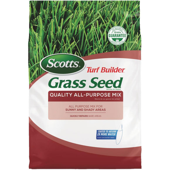Scotts Turf Builder 20 Lb. Up to 8000 Sq. Ft. Coverage Sun & Shade Northern Grass Seed Mix