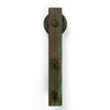 Delaney Hardware 1000 Series 6 ft. Green Patina Standard Style Rollers Barn Door Hardware