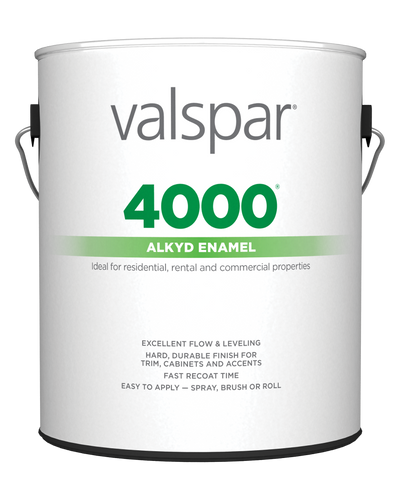 Valspar® 4000™ Alkyd Enamel 1 Quart Aluminum Enamel (1 Quart, Aluminum Enamel)