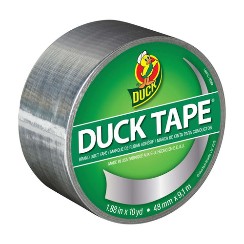 Color Duck Tape® Brand Duct Tape - Chrome, 1.88 in. x 10 yd. (1.88 x 10 yard, Chrome)