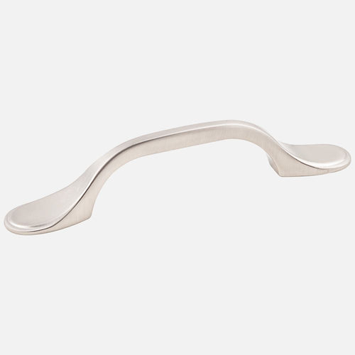 Kasaware 5 Overall Length Spoon Foot Pull, 2-pack Satin Nickel Finish (5, Satin Nickel Finish)