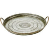 BEHRENS EMBOSSED AGED GALVANIZED TRAY