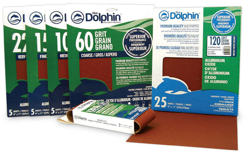 Linzer Blue Dolphin Aluminum Oxide Sandpaper Belts, 120-Grit, 3 x 21-In. 2 Pack
