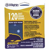 Linzer Anti-Clogging/No Load Series 5 In., 8-hole, Hook & Loop Discs, 120 Grit