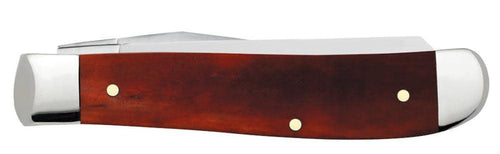 Case Religious Sayings Matthew 28: 19-20 Embellished Smooth Chestnut Bone Mini Trapper