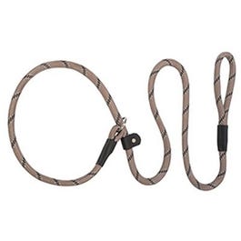 Terrain Dog Slip Leash, Black & Gray Braided Nylon, 1/2-In. x 4-Ft.