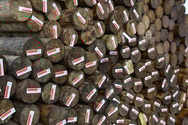 Kencove CCA 5-6 x 12' Tapered Wood Post