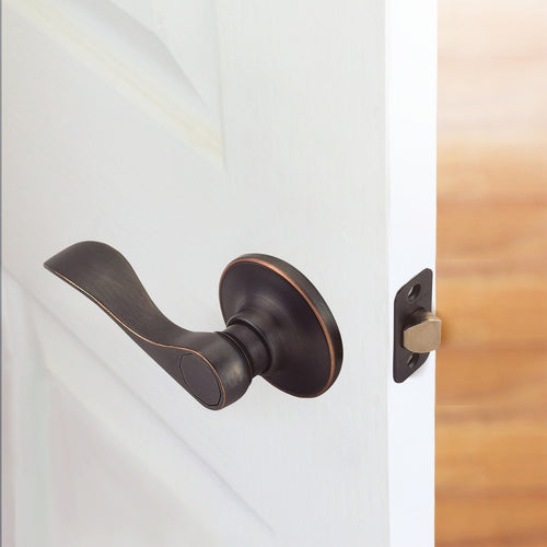 Design House Springdale 2-Way Passage Door Lever in Oil Rubbed Bronze
