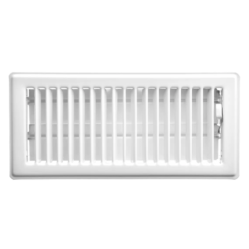 Imperial Manufacturing 4 x 12 White Floor Register