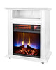 World Marketing Comfort Glow Mobile Quartz Electric Fireplace, 5120 BTU Heat Up To 1000 Sq Ft - QF4562R