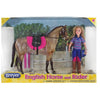 Breyer Classics English Horse and Rider With Tack