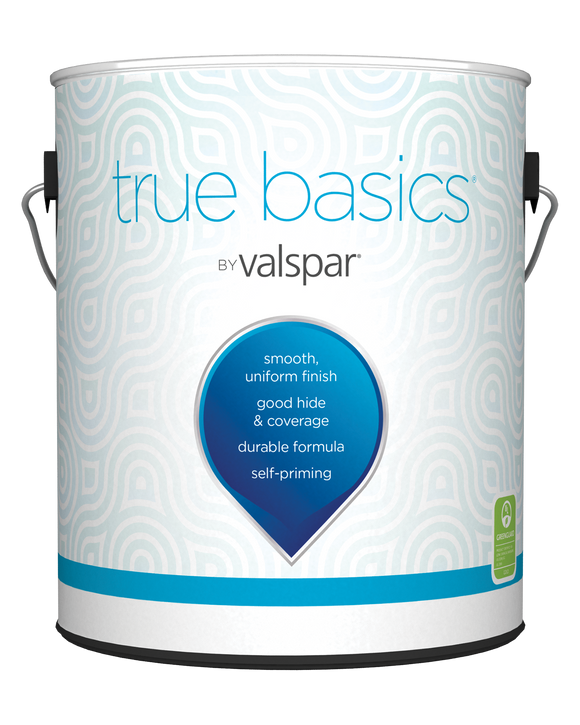 Valspar True Basics Flat Interior Paint 1 gal White (1 Gallon, White)