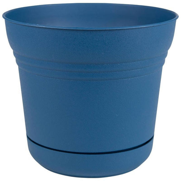 SATURN PLANTER (5 INCH, BLUE)