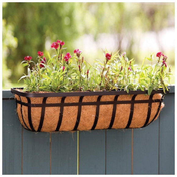 WINDOW PLANTER (36 INCH, BLACK)