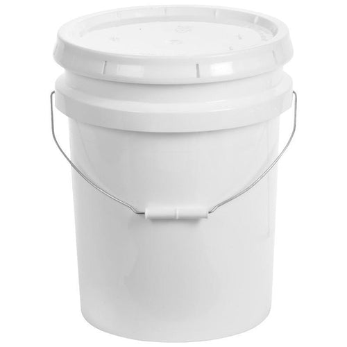 LITTLE GIANT PLASTIC SAP BUCKET WITH LID (5 GAL, WHITE)