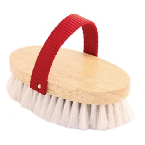 Legends Ariana Goat Hair Grooming & Show Brush (4.5 INCH, WHITE)