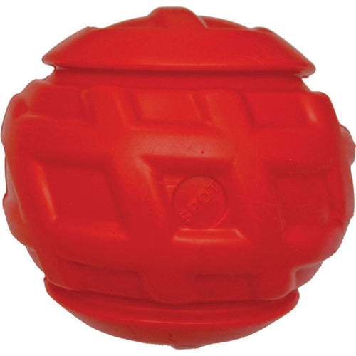 SPOT CHUNKY PLAY BALL (4.5 IN, RED)
