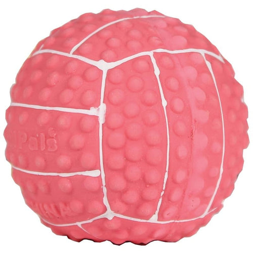 LI'L PALS LATEX VOLLEYBALL DOG TOY (2 INCH, PINK)