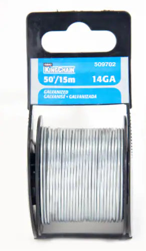 KingChain Galvanized Wire Reel 14 Gauge x 50 ft.