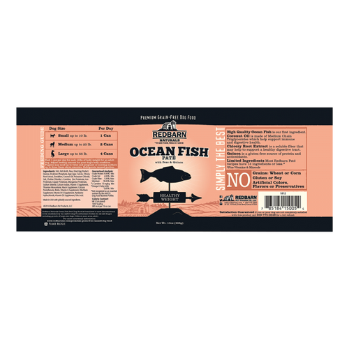 Redbarn Ocean Fish Recipe Paté For Dogs