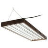 Hydroponic T5 Lamp Fixture, 4-Ft./4-Tube Designer System w/ Bulbs