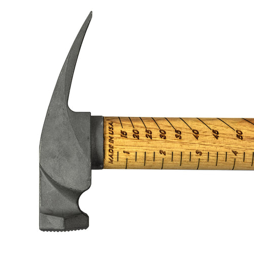 Boss Hammers Titanium Head Milled Face Hammer With Hickory Handle