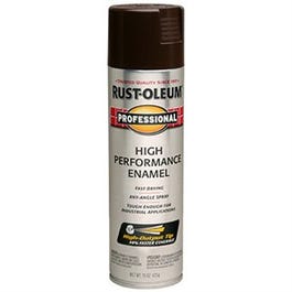 Fast Dry Professional Spray Paint, Gloss, Dark Brown, 15-oz.