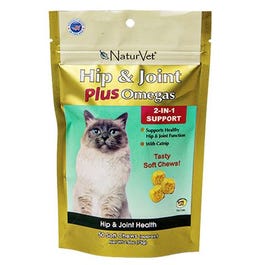 Cat Treats, Hip & Joint Plus Soft Chew, 50-Ct.