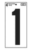 Hy-Ko RV-60-1 4 in. Black Reflective Vinyl Number 1